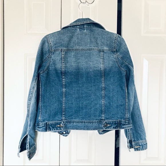 Lightly Distressed Denim Jean Jacket - Picture 2 of 7